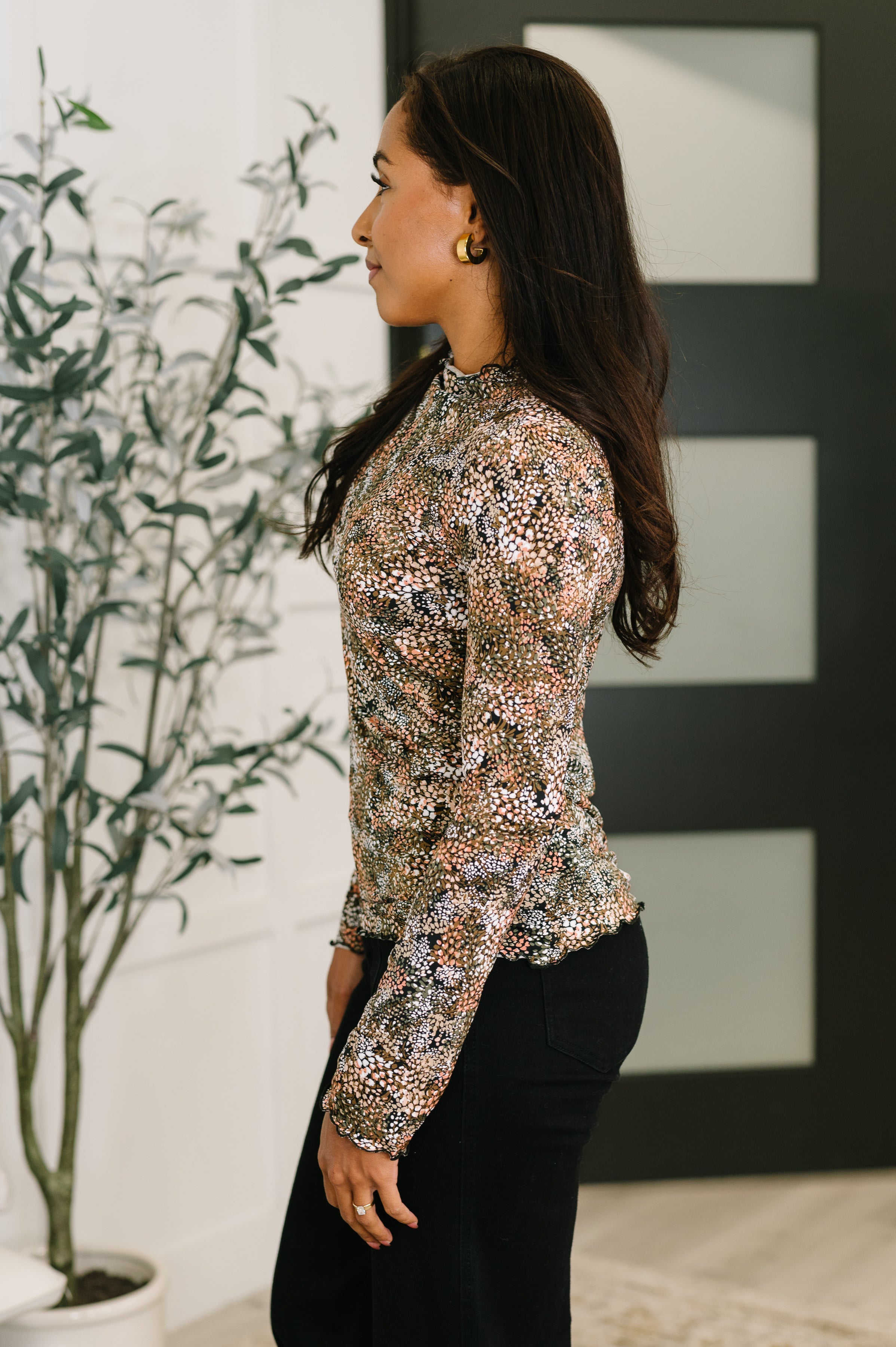 Loud and Proud Long Sleeve Lettuce Hem Top-Womens-Stay Foxy Boutique, Florissant, Missouri