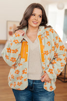 Love It Don't Leave It Floral Fleece Jacket-Layers-Stay Foxy Boutique, Florissant, Missouri