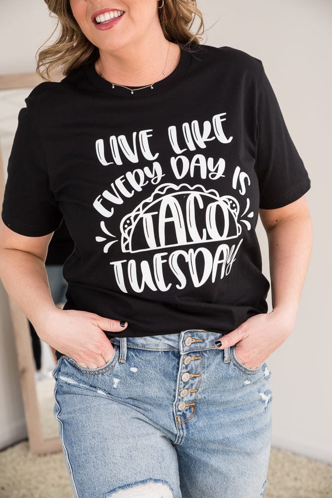 Taco Tuesday Tee-BT Graphic Tee-Stay Foxy Boutique, Florissant, Missouri