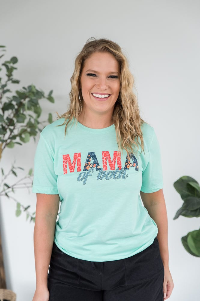 Mama of Both Graphic Tee-BT Graphic Tee-Stay Foxy Boutique, Florissant, Missouri