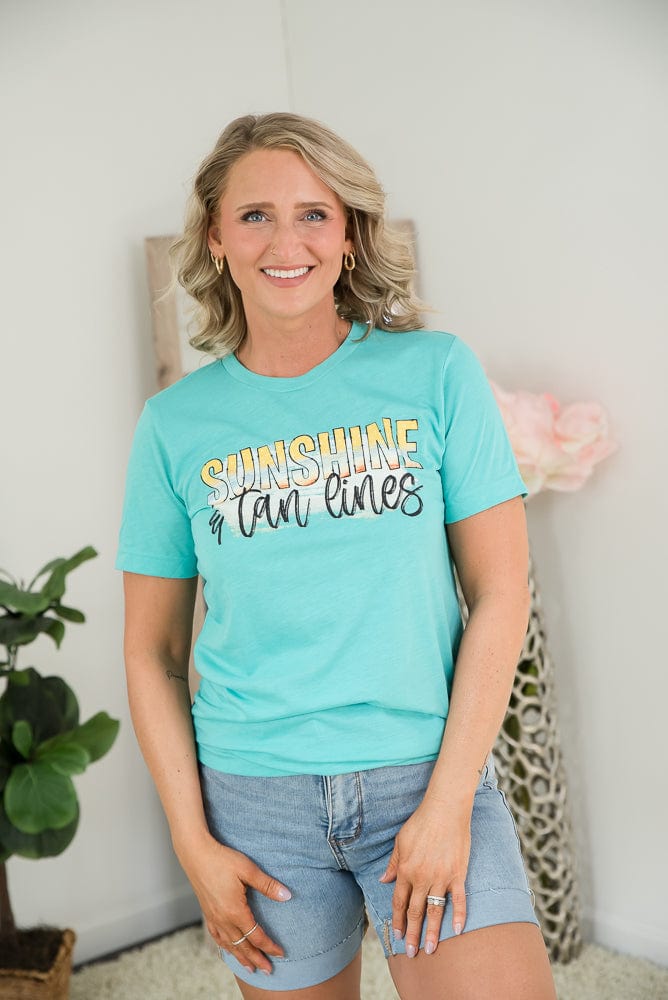 Sunshine & Tan Lines Tee-BT Graphic Tee-Stay Foxy Boutique, Florissant, Missouri