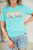 Sunshine & Tan Lines Tee-BT Graphic Tee-Stay Foxy Boutique, Florissant, Missouri