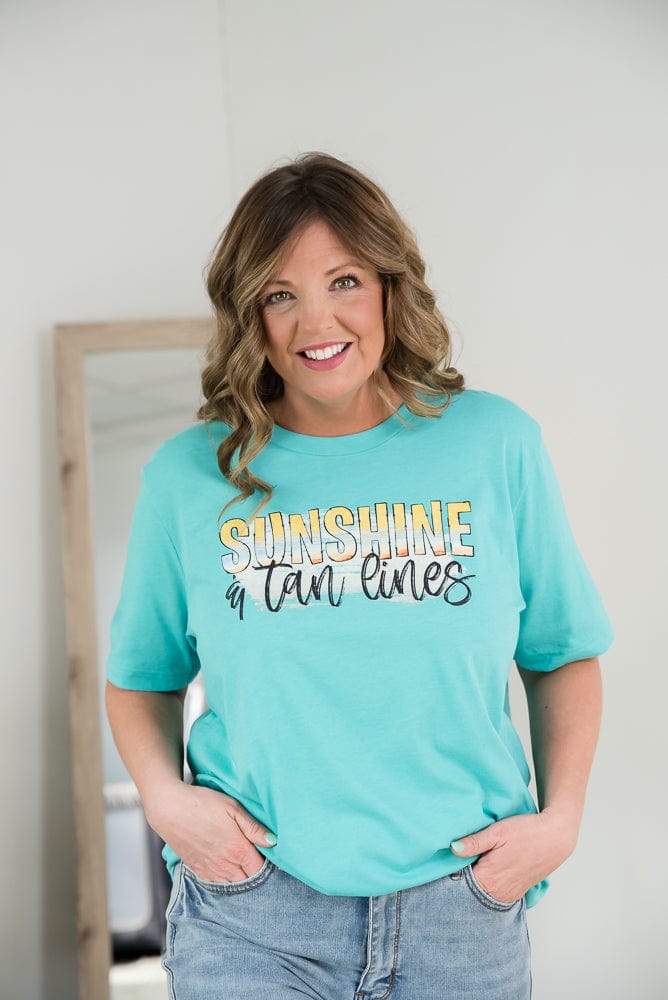 Sunshine & Tan Lines Tee-BT Graphic Tee-Stay Foxy Boutique, Florissant, Missouri