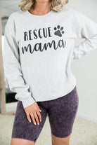 Rescue Mama Crewneck-BT Graphic Tee-Stay Foxy Boutique, Florissant, Missouri