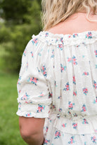 Florals Forever Top-White Birch-Stay Foxy Boutique, Florissant, Missouri