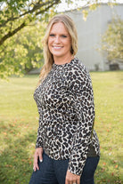 Southern Nights Top in Leopard-YFW-Stay Foxy Boutique, Florissant, Missouri