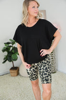 State of Mind Top in Black-Andre by Unit-Stay Foxy Boutique, Florissant, Missouri