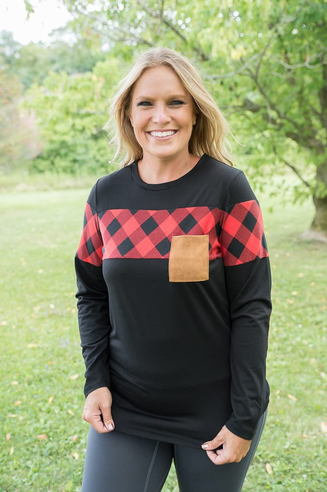 The Starting Point Top in Red-Your Fashion Wholesale-Stay Foxy Boutique, Florissant, Missouri