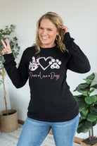 Peace Love Dogs Graphic Tee-BT Graphic Tee-Stay Foxy Boutique, Florissant, Missouri