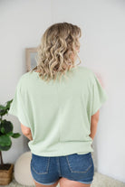 State of Mind Top in Sage-Andre by Unit-Stay Foxy Boutique, Florissant, Missouri