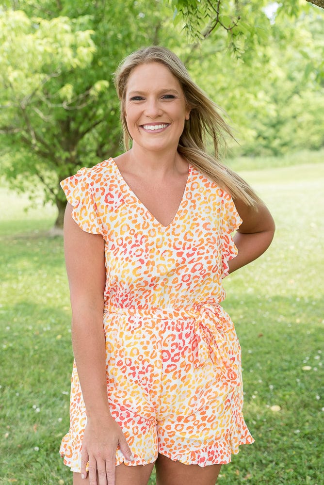 Bask in the Sunshine Romper-Andre by Unit-Stay Foxy Boutique, Florissant, Missouri