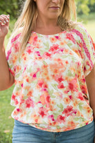 Bright Eyed Floral Top-White Birch-Stay Foxy Boutique, Florissant, Missouri