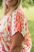 Bright Eyed Floral Top-White Birch-Stay Foxy Boutique, Florissant, Missouri