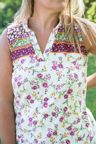 Splendid Days Sleeveless Top-White Birch-Stay Foxy Boutique, Florissant, Missouri