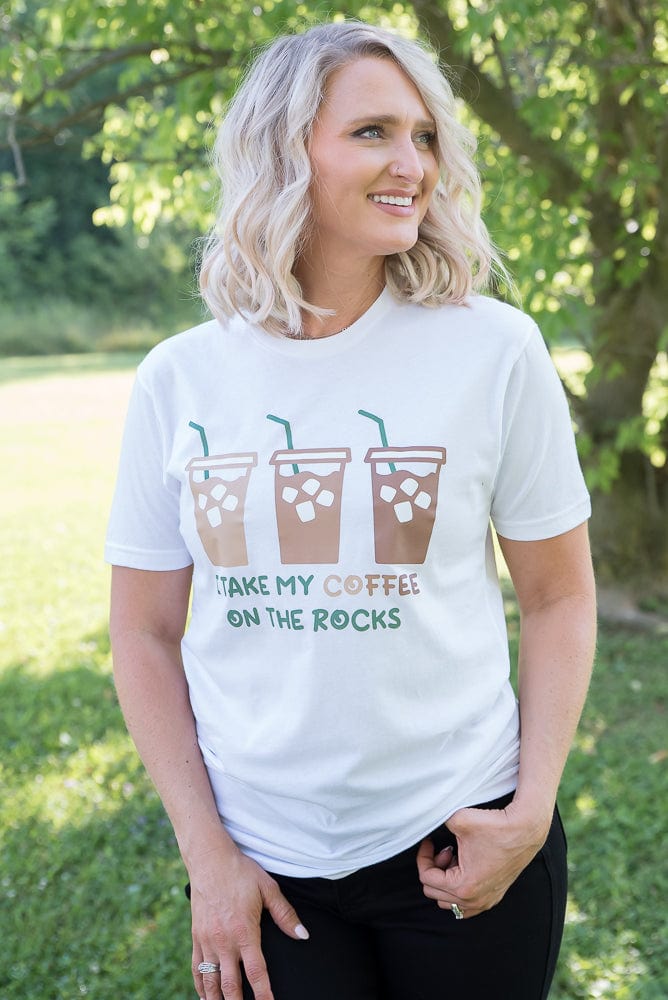 Coffee on the Rocks Graphic Tee-BT Graphic Tee-Stay Foxy Boutique, Florissant, Missouri