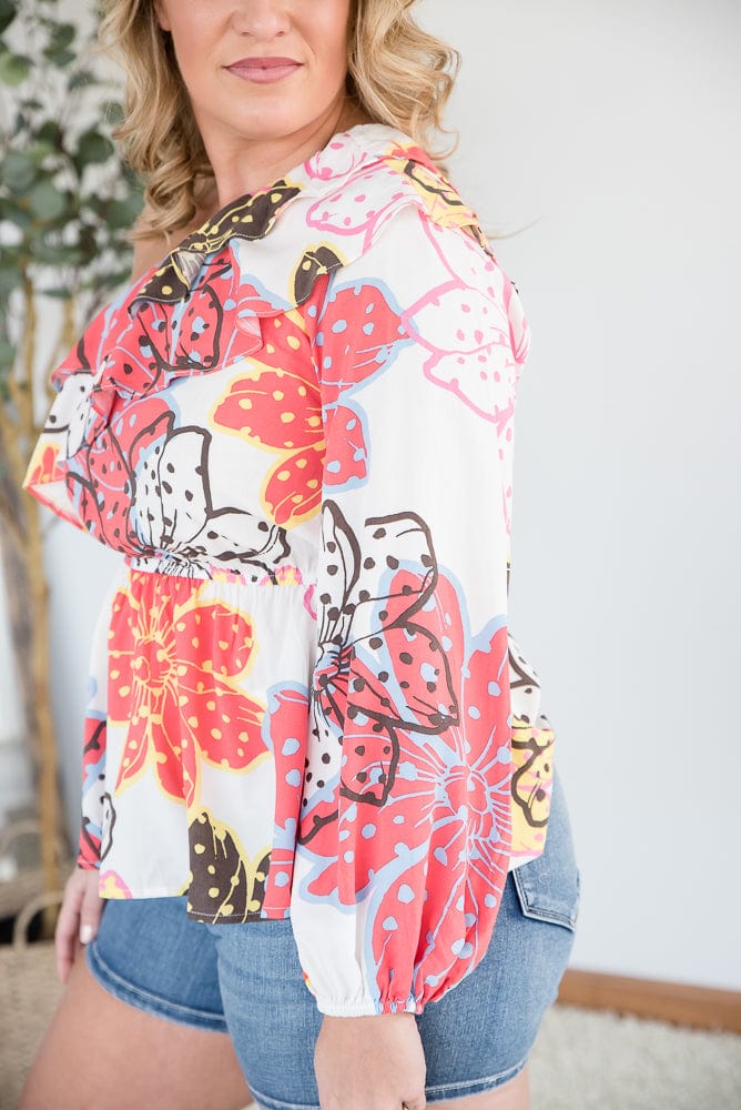 Wild Flower Top-Andre by Unit-Stay Foxy Boutique, Florissant, Missouri