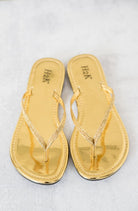 Sassy Sandals in Gold-H2K-Stay Foxy Boutique, Florissant, Missouri