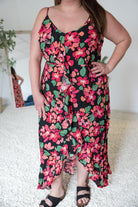 Flourishing in Floral Dress-Andre by Unit-Stay Foxy Boutique, Florissant, Missouri