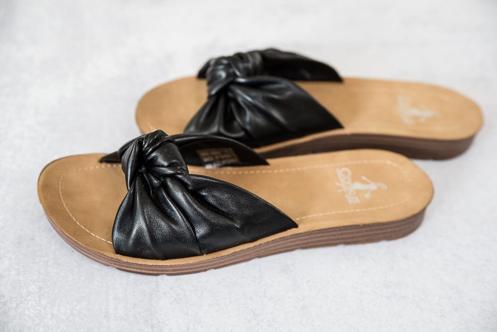 Sea La Vie Sandals in Black-Corkys-Stay Foxy Boutique, Florissant, Missouri