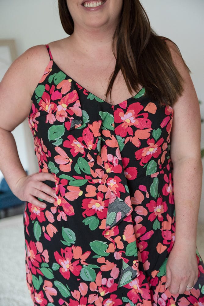 Flourishing in Floral Dress-Andre by Unit-Stay Foxy Boutique, Florissant, Missouri