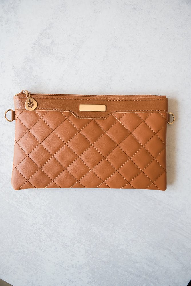 The Kate Clutch in Camel-Julia Rose-Stay Foxy Boutique, Florissant, Missouri