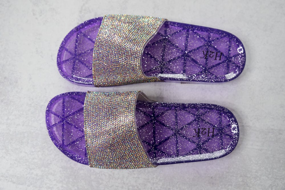 Always Sunny Sandal in Purple-H2K-Stay Foxy Boutique, Florissant, Missouri