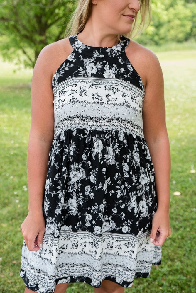 Dancing in the Moonlight Dress-White Birch-Stay Foxy Boutique, Florissant, Missouri