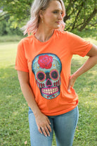 Sugar Skull Tee-YFW-Stay Foxy Boutique, Florissant, Missouri