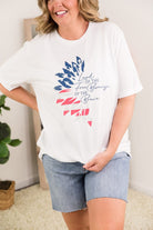 Land of the Free Sunflower Tee-BT Graphic Tee-Stay Foxy Boutique, Florissant, Missouri