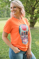 Sugar Skull Tee-YFW-Stay Foxy Boutique, Florissant, Missouri