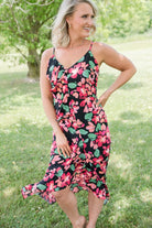 Flourishing in Floral Dress-Andre by Unit-Stay Foxy Boutique, Florissant, Missouri