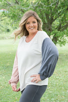 All Natural Blocking Top-Andre by Unit-Stay Foxy Boutique, Florissant, Missouri