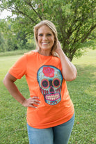 Sugar Skull Tee-YFW-Stay Foxy Boutique, Florissant, Missouri