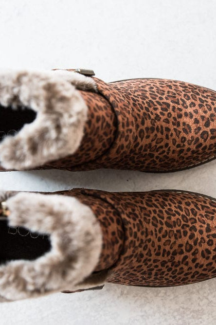 Chilly Leopard Ankle Boots-Corkys-Stay Foxy Boutique, Florissant, Missouri