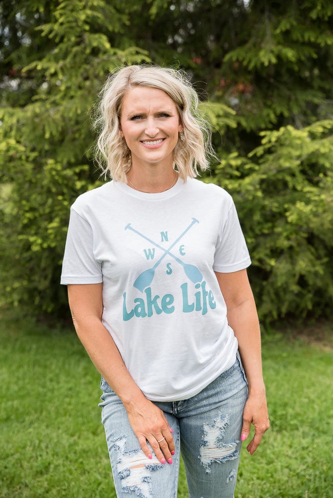 Lake Life Graphic Tee-BT Graphic Tee-Stay Foxy Boutique, Florissant, Missouri
