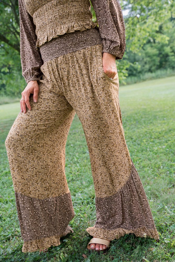 Where We Wander Top and Pants Set-White Birch-Stay Foxy Boutique, Florissant, Missouri