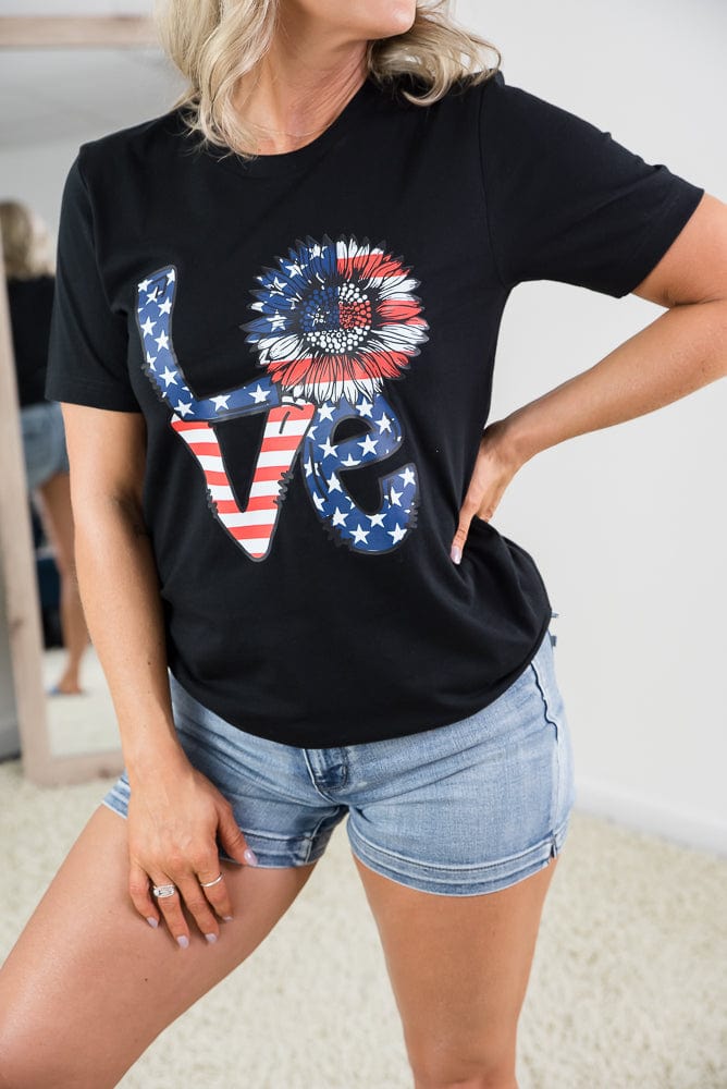 American Love Tee-BT Graphic Tee-Stay Foxy Boutique, Florissant, Missouri