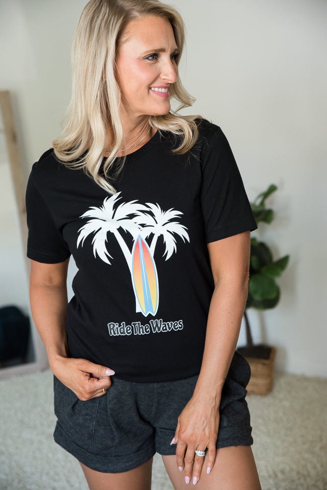 Ride the Waves Graphic Tee-BT Graphic Tee-Stay Foxy Boutique, Florissant, Missouri