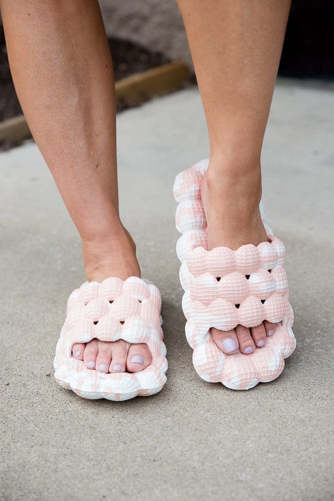 Bubble Cloud Sandals in Pink-H2K-Stay Foxy Boutique, Florissant, Missouri