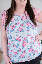 Sweet Florals Top-Andre by Unit-Stay Foxy Boutique, Florissant, Missouri