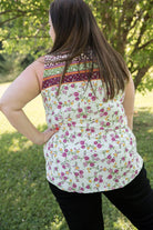 Splendid Days Sleeveless Top-White Birch-Stay Foxy Boutique, Florissant, Missouri