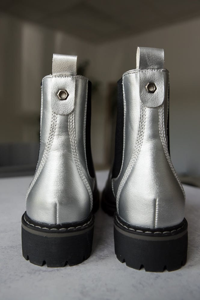 To Be Honest Boots in Silver-Corkys-Stay Foxy Boutique, Florissant, Missouri