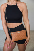 The Kate Clutch in Camel-Julia Rose-Stay Foxy Boutique, Florissant, Missouri