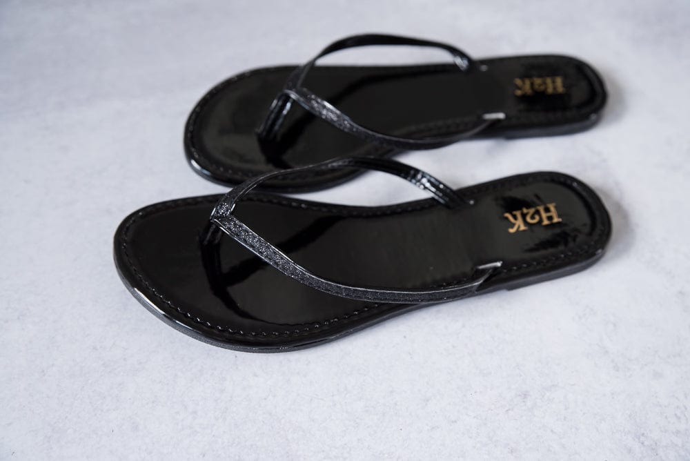 Sassy Sandals in Black-H2K-Stay Foxy Boutique, Florissant, Missouri