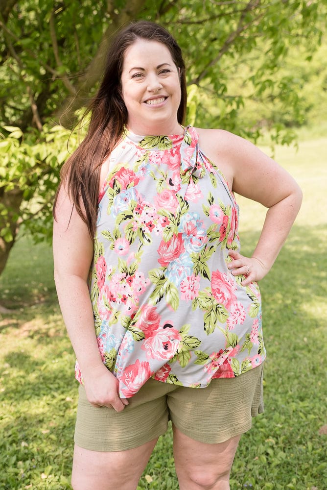 Romantic Blooms Tank-Sew in Love-Stay Foxy Boutique, Florissant, Missouri