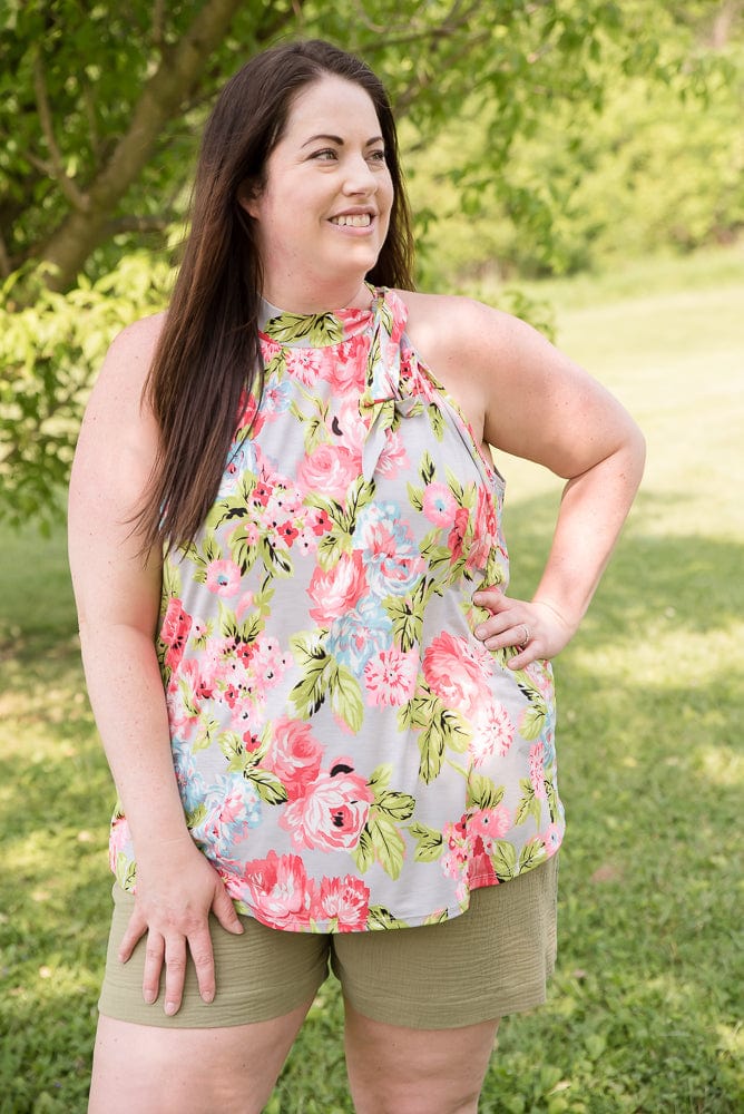 Romantic Blooms Tank-Sew in Love-Stay Foxy Boutique, Florissant, Missouri