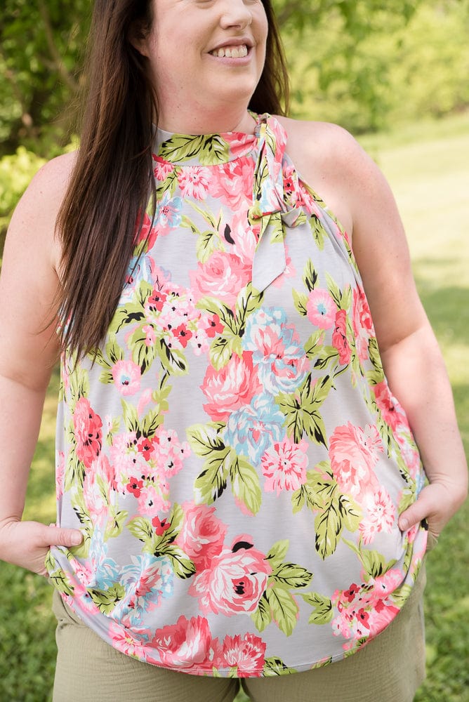 Romantic Blooms Tank-Sew in Love-Stay Foxy Boutique, Florissant, Missouri