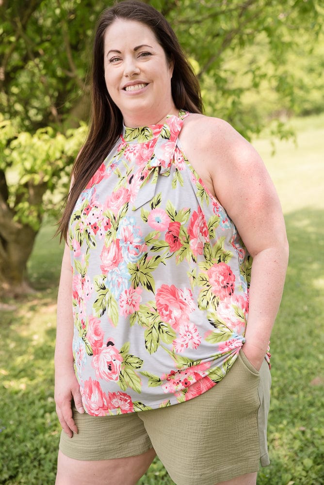 Romantic Blooms Tank-Sew in Love-Stay Foxy Boutique, Florissant, Missouri