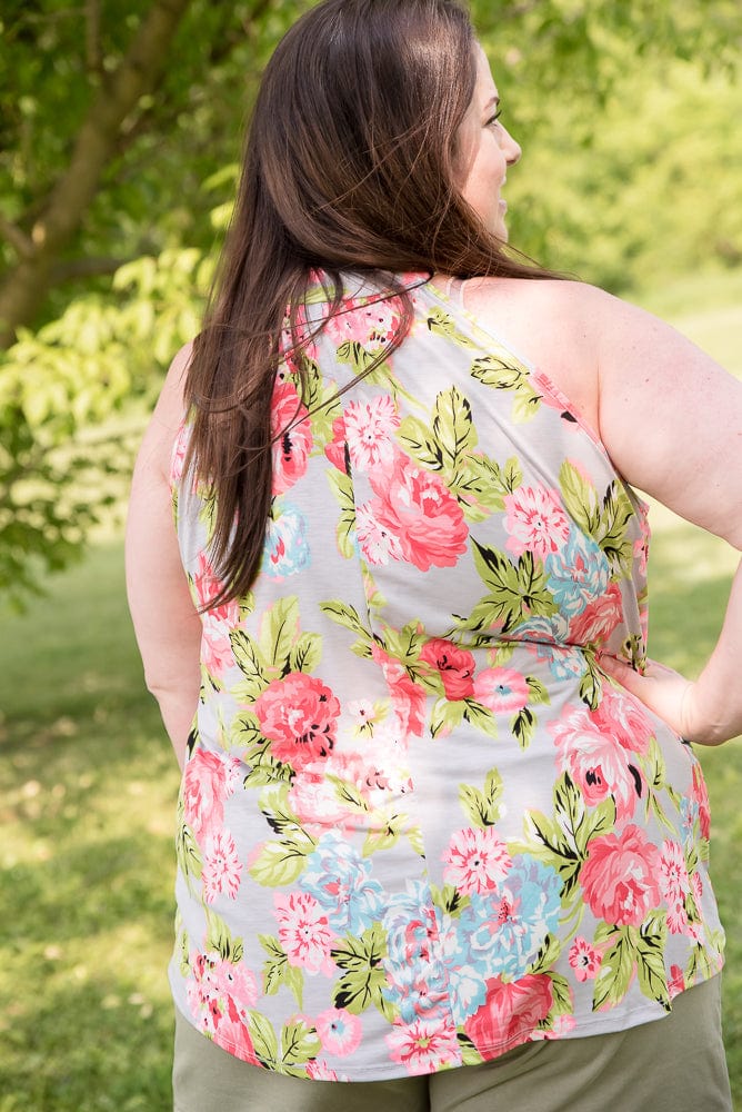 Romantic Blooms Tank-Sew in Love-Stay Foxy Boutique, Florissant, Missouri