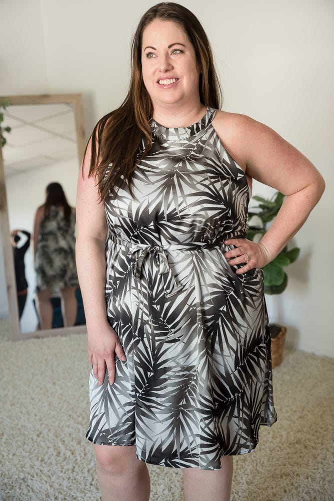 Tropical Mind Dress-White Birch-Stay Foxy Boutique, Florissant, Missouri